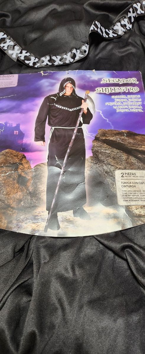 Disfraz Segador Siniestro Talla Única sin cinturón