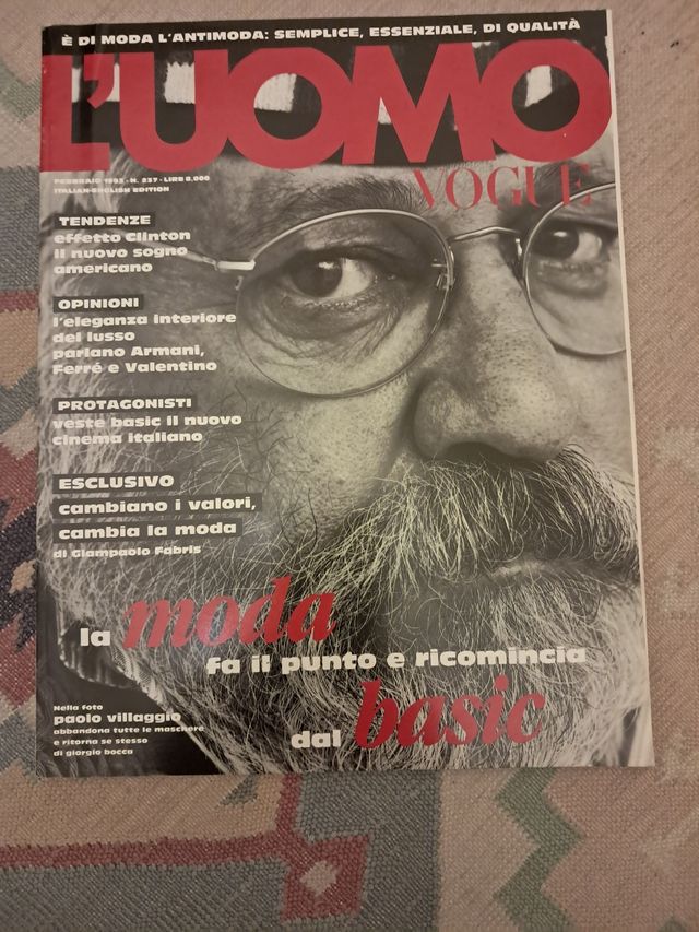 Revistas vintage L'UOMO VOGUE