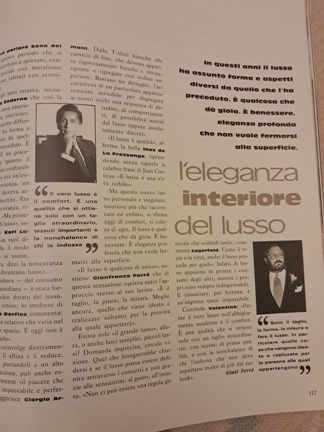 Revistas vintage L'UOMO VOGUE