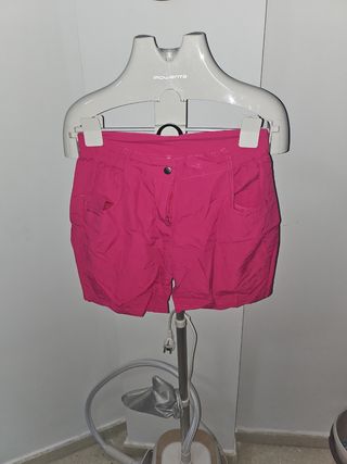 Pantalón corto deportivo Quechua rosa T.34