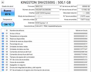 SSD M.2 Kingston 500GB NVMe PCIe 4.0
