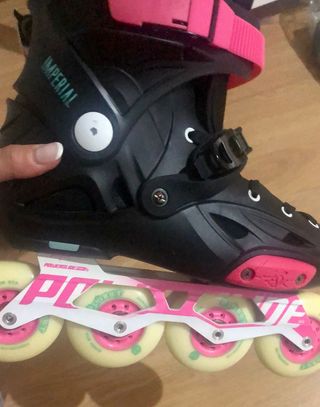 Patines línea mujer Powerslide Imperial T40 + prot