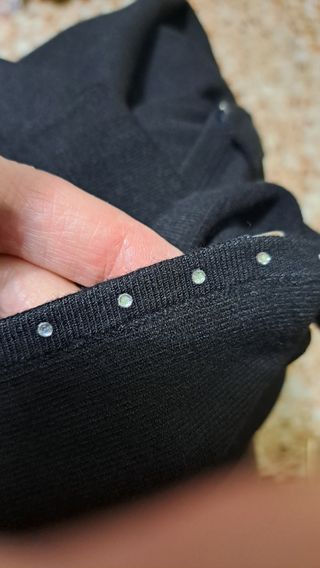 Punt Roma Cárdigan Negro Cremallera y brillantes