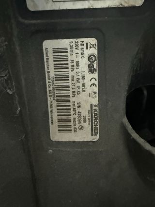 Hidrolimpiadora Karcher HD 6/15 C