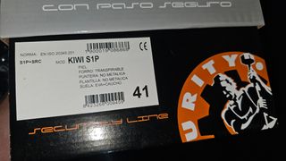 Botas de seguridad negras talla 41 negras