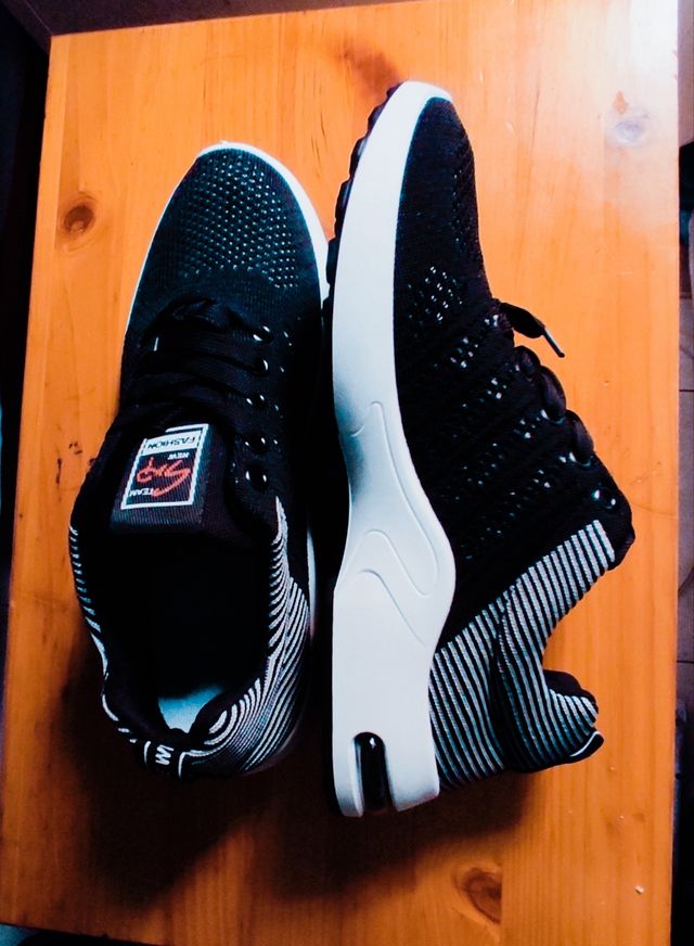 Zapatillas deportivas casual hombre negro/blanco