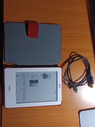 E-reader libro electrónico Kobo Touch Blanco