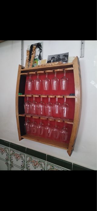 Copero de madera para copas
