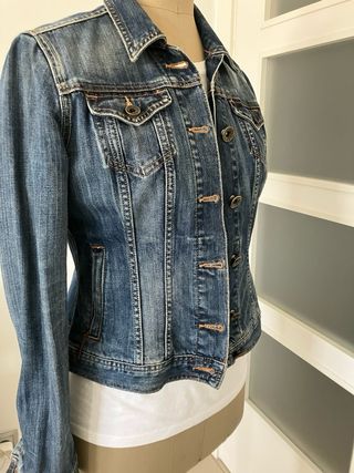 Cazadora vaquera Massimo Dutti azul
