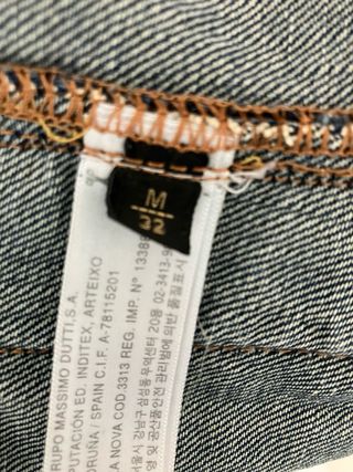 Cazadora vaquera Massimo Dutti azul