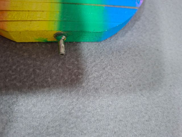 Ciondolo mobile in legno Rainbow