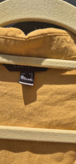 Vestido Cortefiel Amarillo Talla XXL