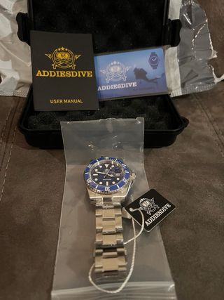 Addiesdive Acero Cuarzo Azul