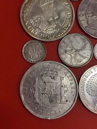 8 Monedas de Plata de Colección