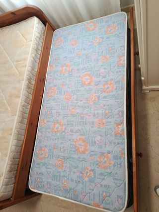 Cama nido de madera provenzal, 90x190cm