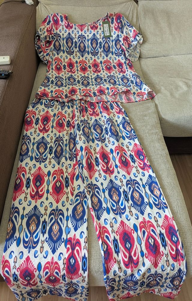 Conjunto LALABELA mujer talla 42/XL estampado