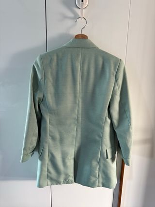 Americana cuadros verde Stradivarius Talla M