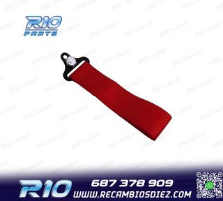 CINTA DE REMOLQUE ROJA EN TELA