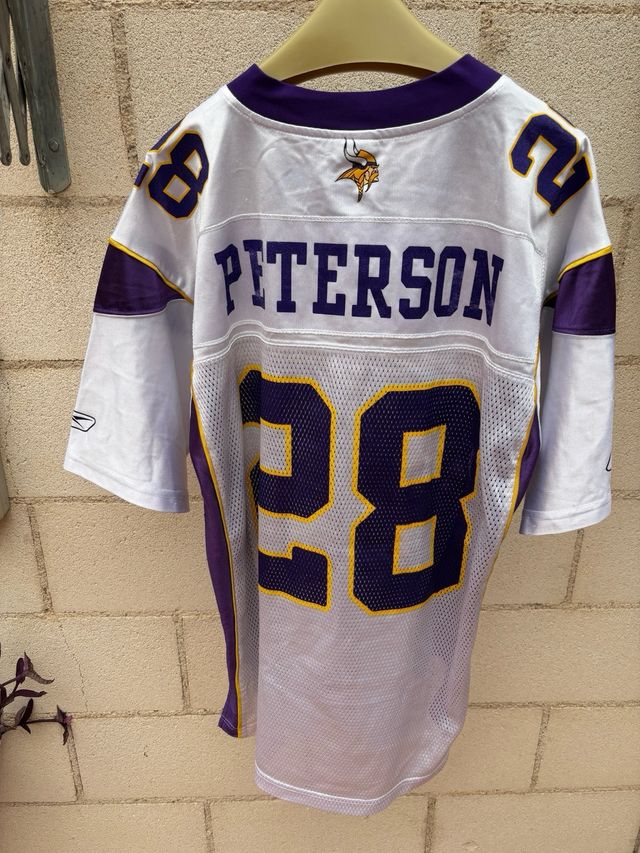 Camiseta NFL Vikings #28 Peterson XL
