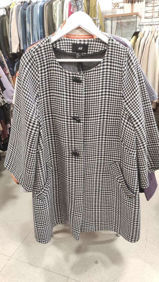 Cappotto scozzese H&M taglia 44