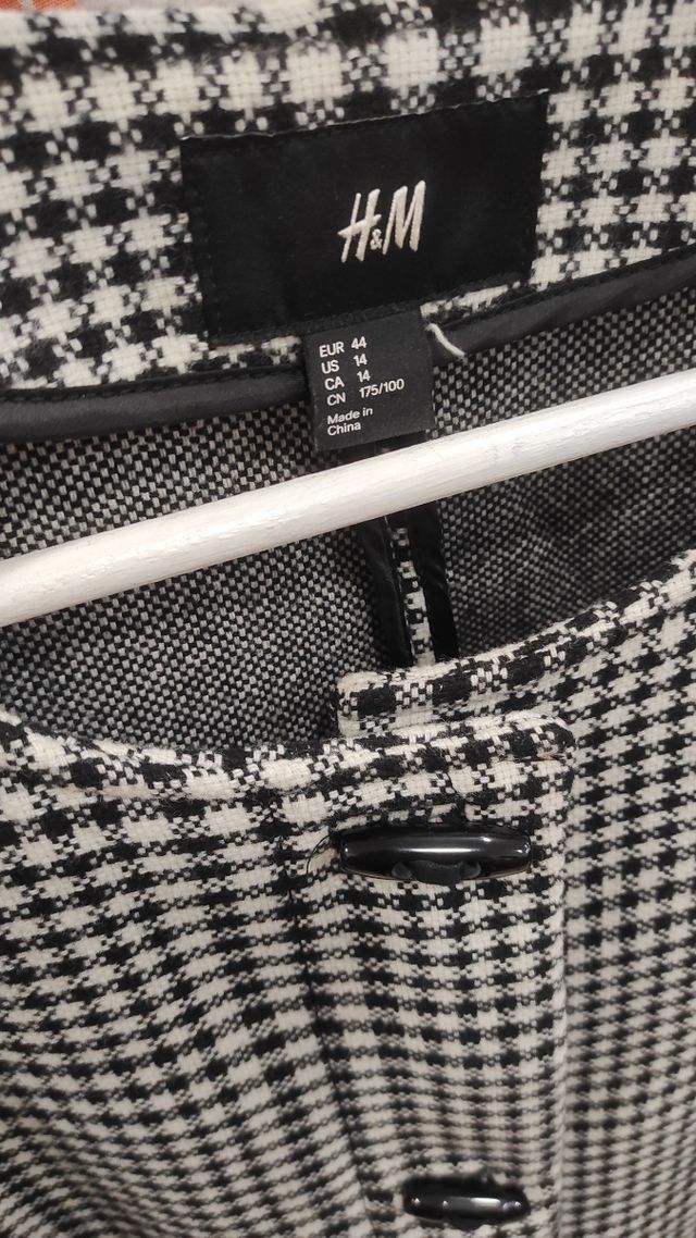 Cappotto scozzese H&M taglia 44