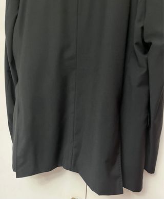 Traje Zara Lana Negro Hombre