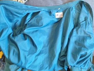 Chaqueta bomber seda Ferretti verde vintage