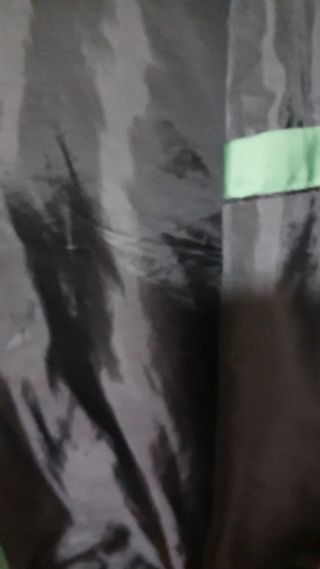 Bomber Bershka verde y blanco