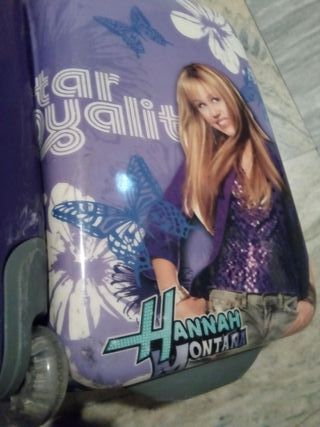 Maleta RUEDAS trolley Cabina HANNAH MONTANA rígida
