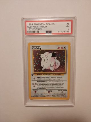 Carta Pokémon Clefairy 1ª edición