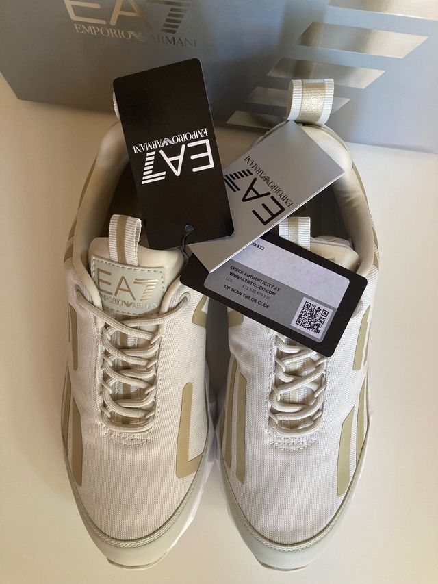 Zapatillas EA7 Emporio Armani Beige/Oro