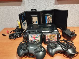 Lote Sega Mega Drive con juegos y mandos