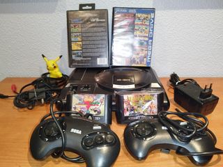 Lote Sega Mega Drive con juegos y mandos