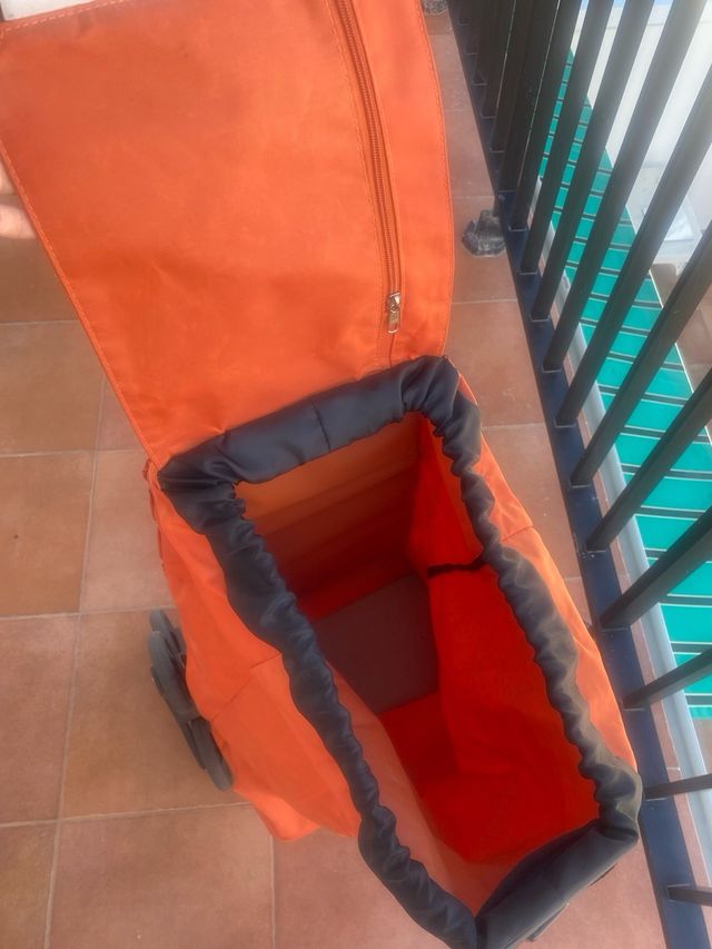 Carro de la compra Rolser naranja