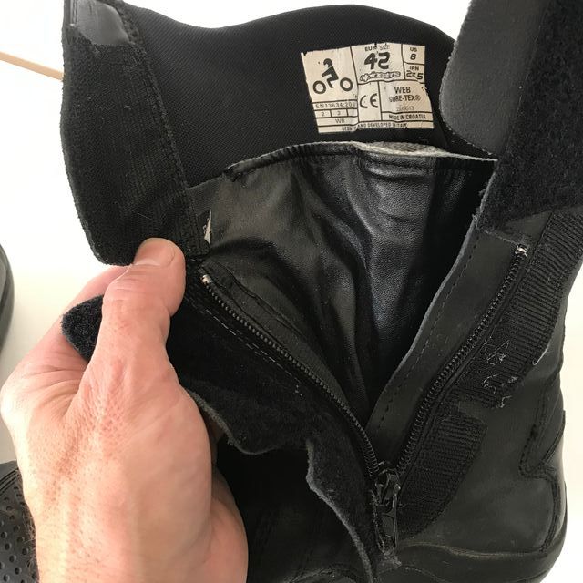 Botas Moto Alpinestars Web Gore-Tex T42