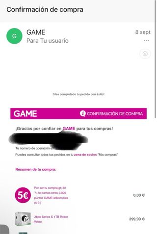 Xbox Series S 1TB Blanca