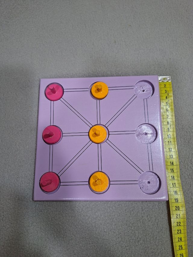 Set di tre pezzi in una striscia di legno