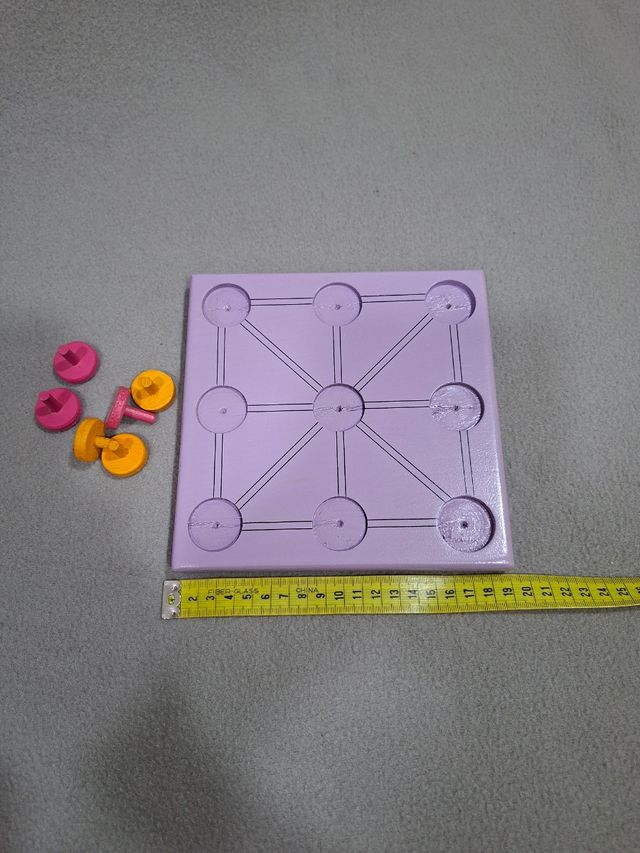 Set di tre pezzi in una striscia di legno