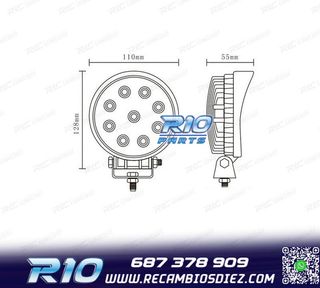 FOCO LED 42W COCHE, CAMION, QUAD O MOTO