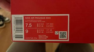 Zapatillas Nike Air Pegasus 2005 Plata Verde Oliva