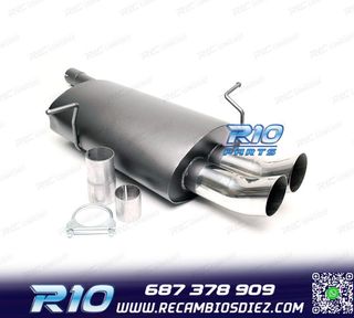 SILENCIOSO ESCAPE PARA BMW SERIE 3 E46 1998-2001 x2 DTM