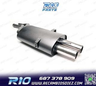SILENCIOSO ESCAPE PARA BMW SERIE 3 E46 2000- x2 BIS