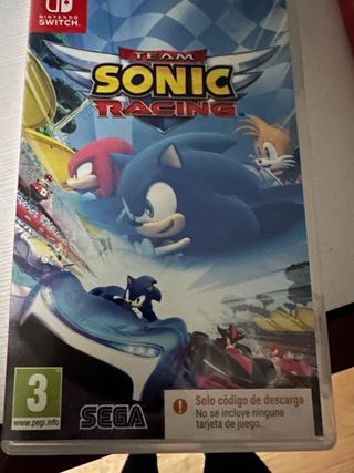 Team Sonic Racing - Nintendo Switch (Código Descar