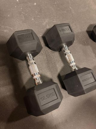 Mancuernas hexagonales SALTER 12.5KG TPU