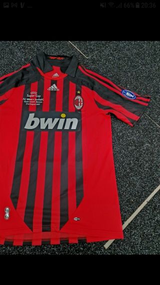 Camiseta AC Milan 2007 Adidas Super Cup campeones