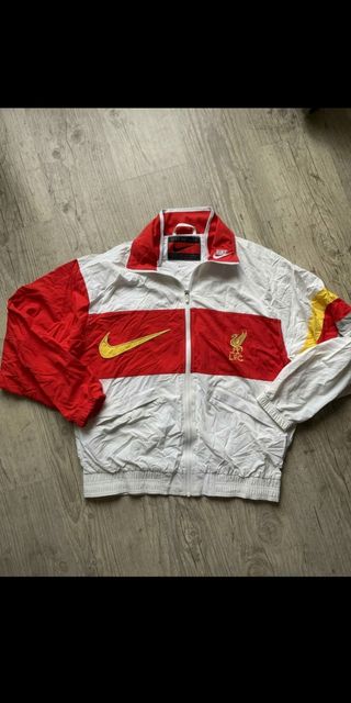Chaqueta Nike Liverpool FC Roja y Blanca