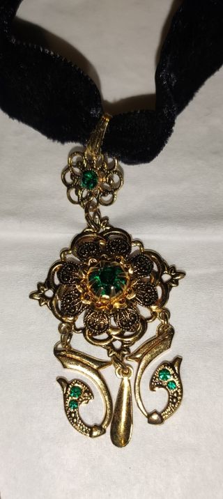Conjunto Baturra chapado de oro 