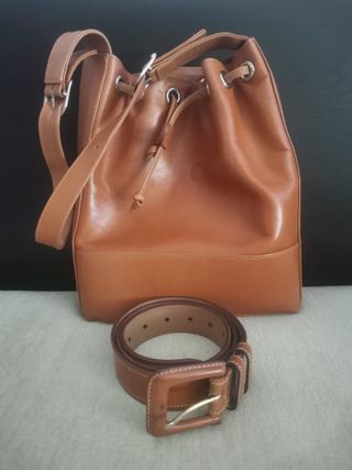 Bolso de cuero Ubrique auténtico