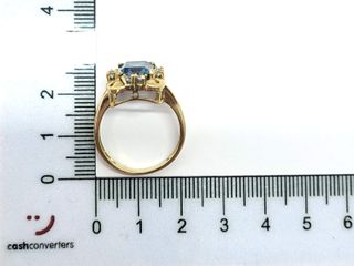 anillo oro 18k con piedra
