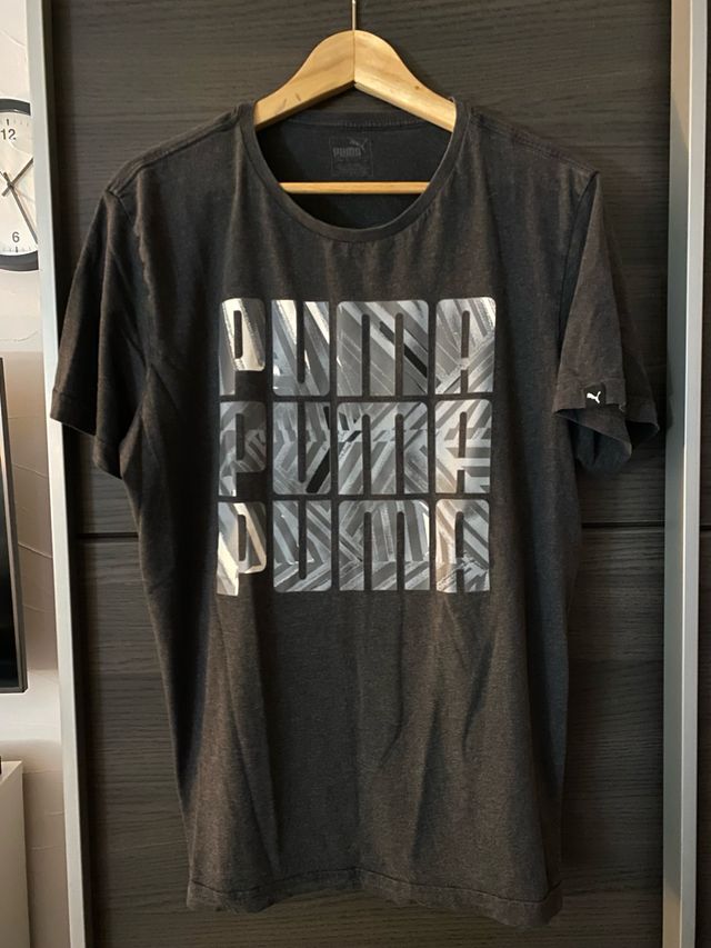 Camiseta Puma Gris Talla M